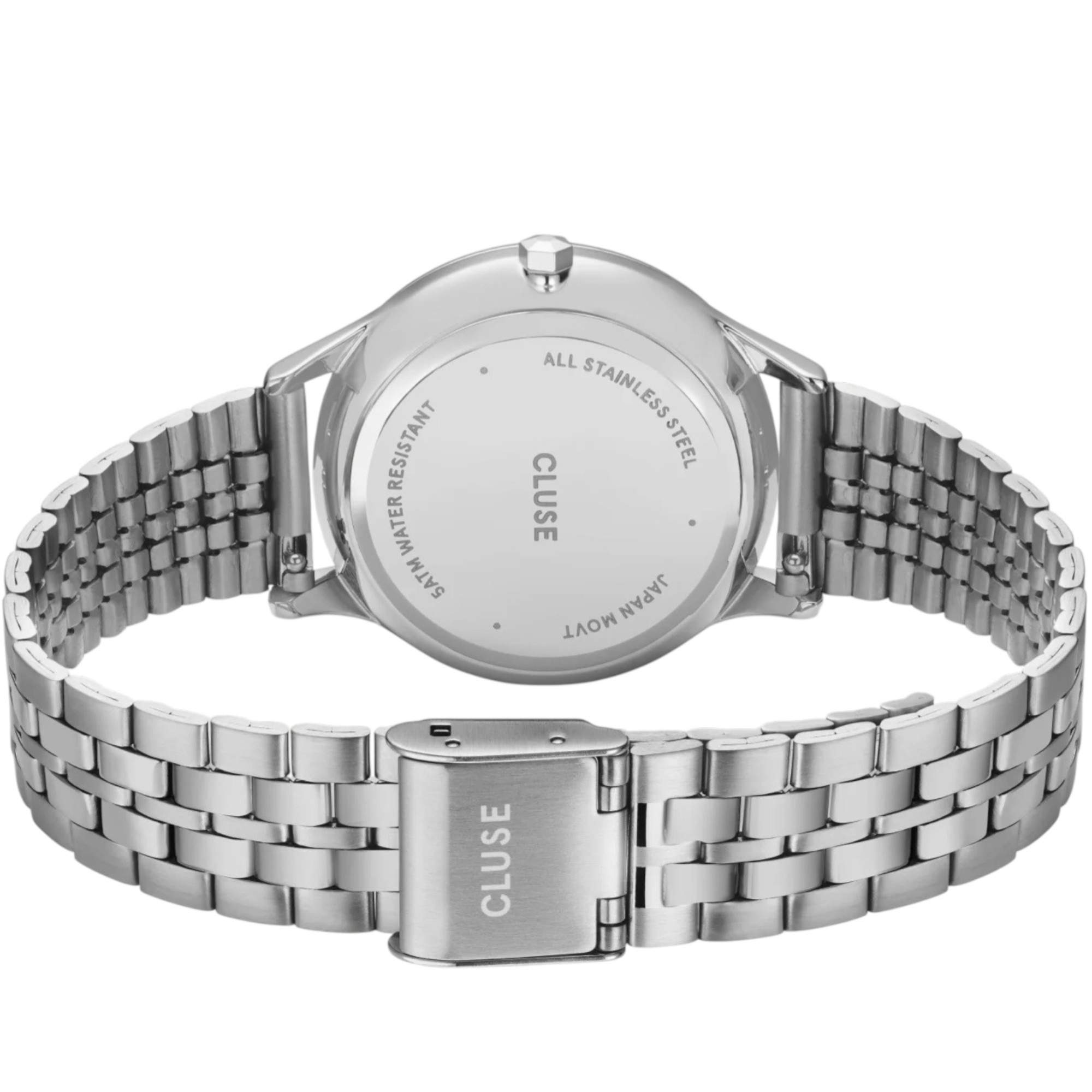 CLUSE Minuit Date Silver Dial 34mm Silver Stainless Steel Bracelet CW14303 - 3