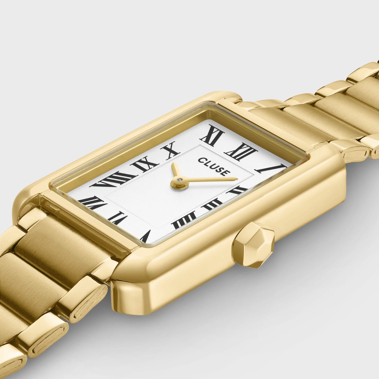 CLUSE Belisenna White Dial 21mm Gold Stainless Steel Bracelet CW15001 - 3