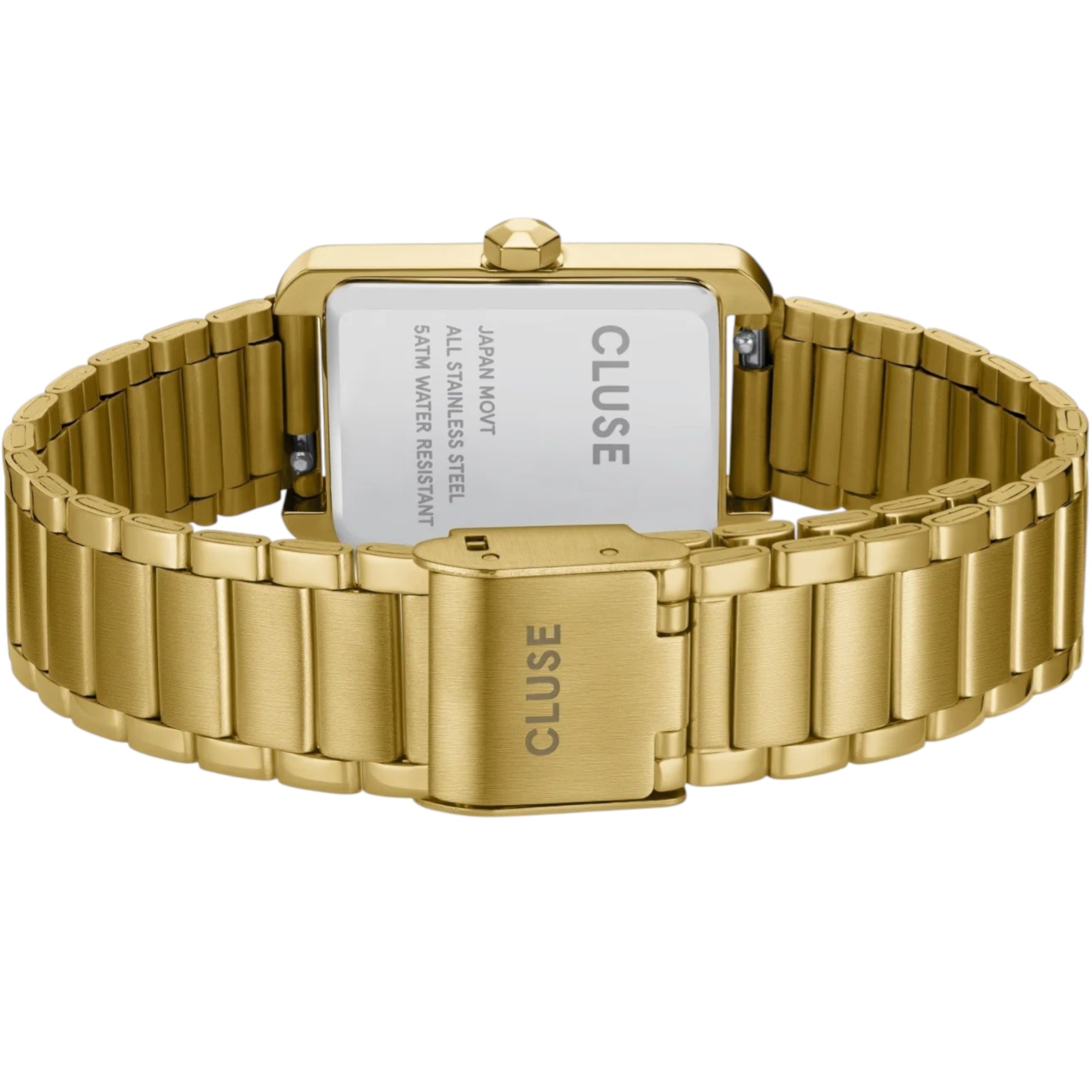 CLUSE Belisenna White Dial 21mm Gold Stainless Steel Bracelet CW15001 - 