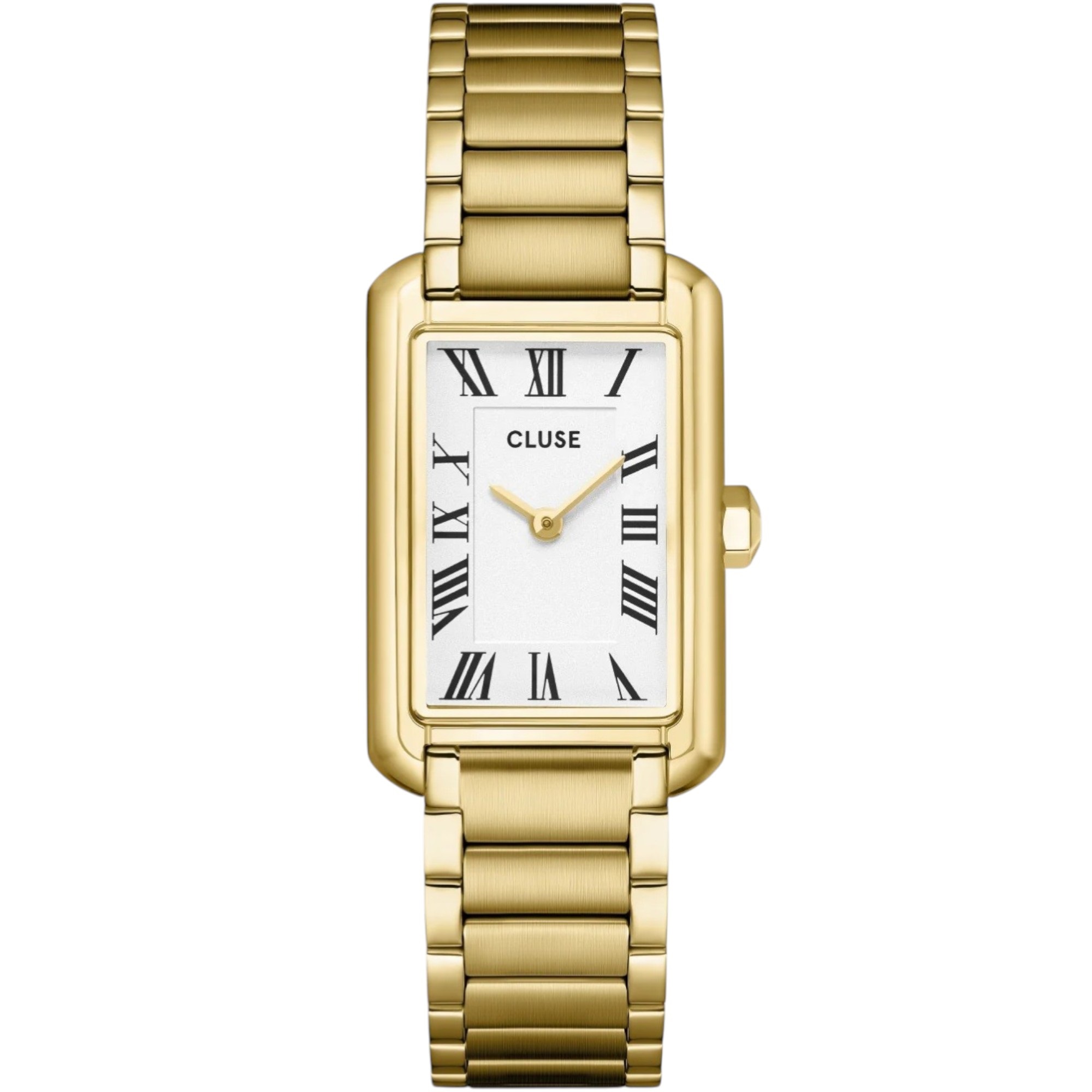 CLUSE Belisenna White Dial 21mm Gold Stainless Steel Bracelet CW15001 - 