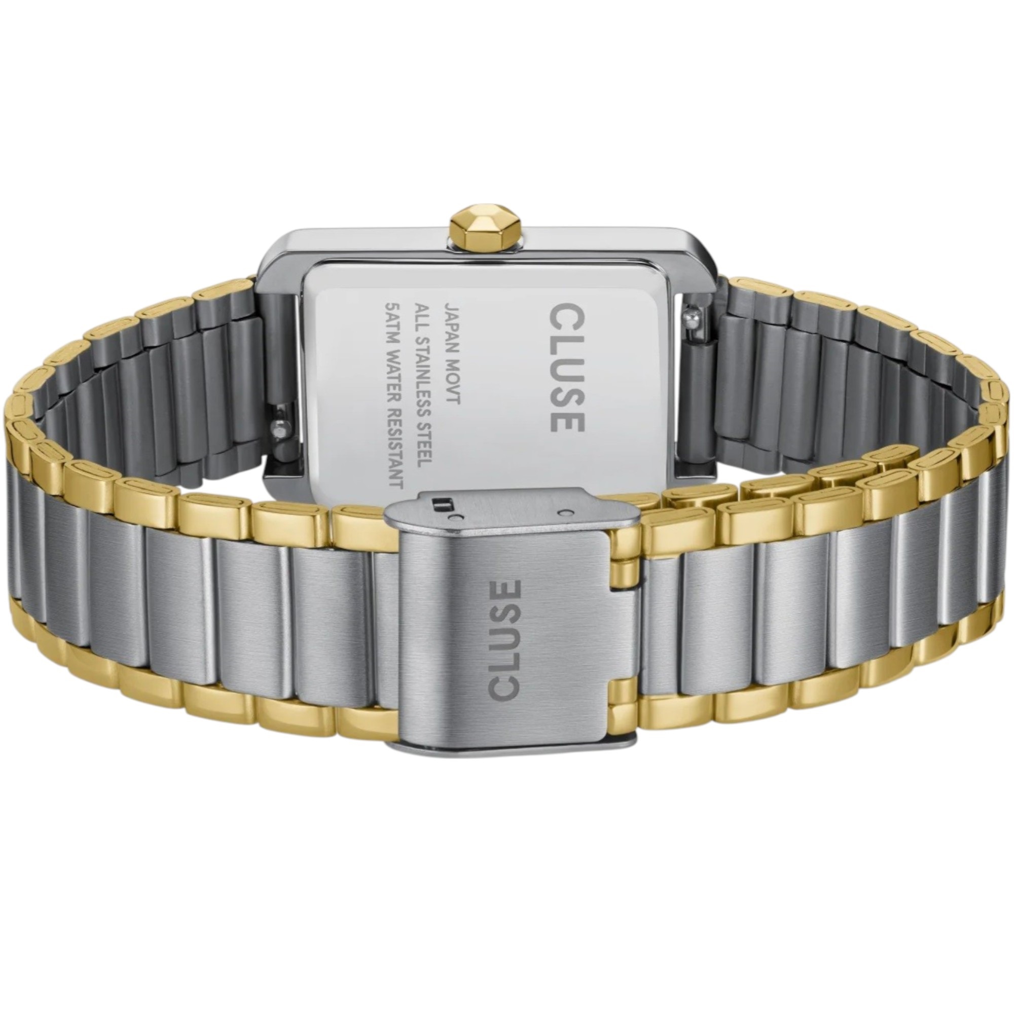 CLUSE Belisenna White Dial 21mm Two-Tone Gold-Plated  Stainless Steel Bracelet CW15003 - 
