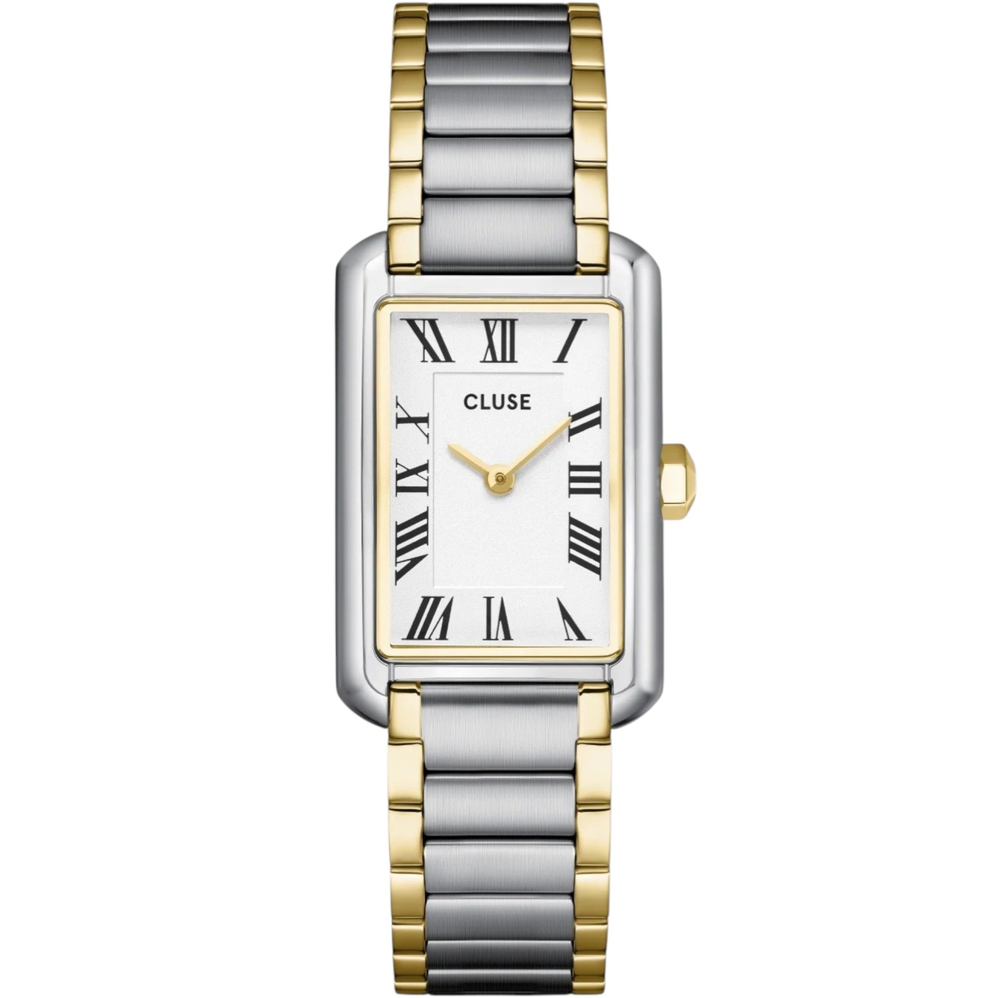 CLUSE Belisenna White Dial 21mm Two-Tone Gold-Plated  Stainless Steel Bracelet CW15003 - 