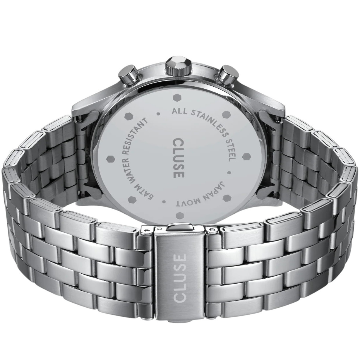 CLUSE Anthéor Multifunction Green Dial 42mm Silver Stainless Steel Bracelet CW21002 - 3