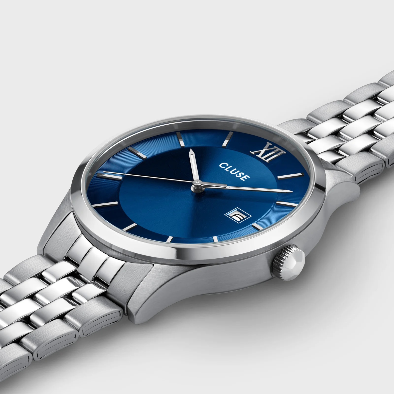 CLUSE Aravis Blue Dial 40mm Silver Stainless Steel Bracelet CW22701 - 3