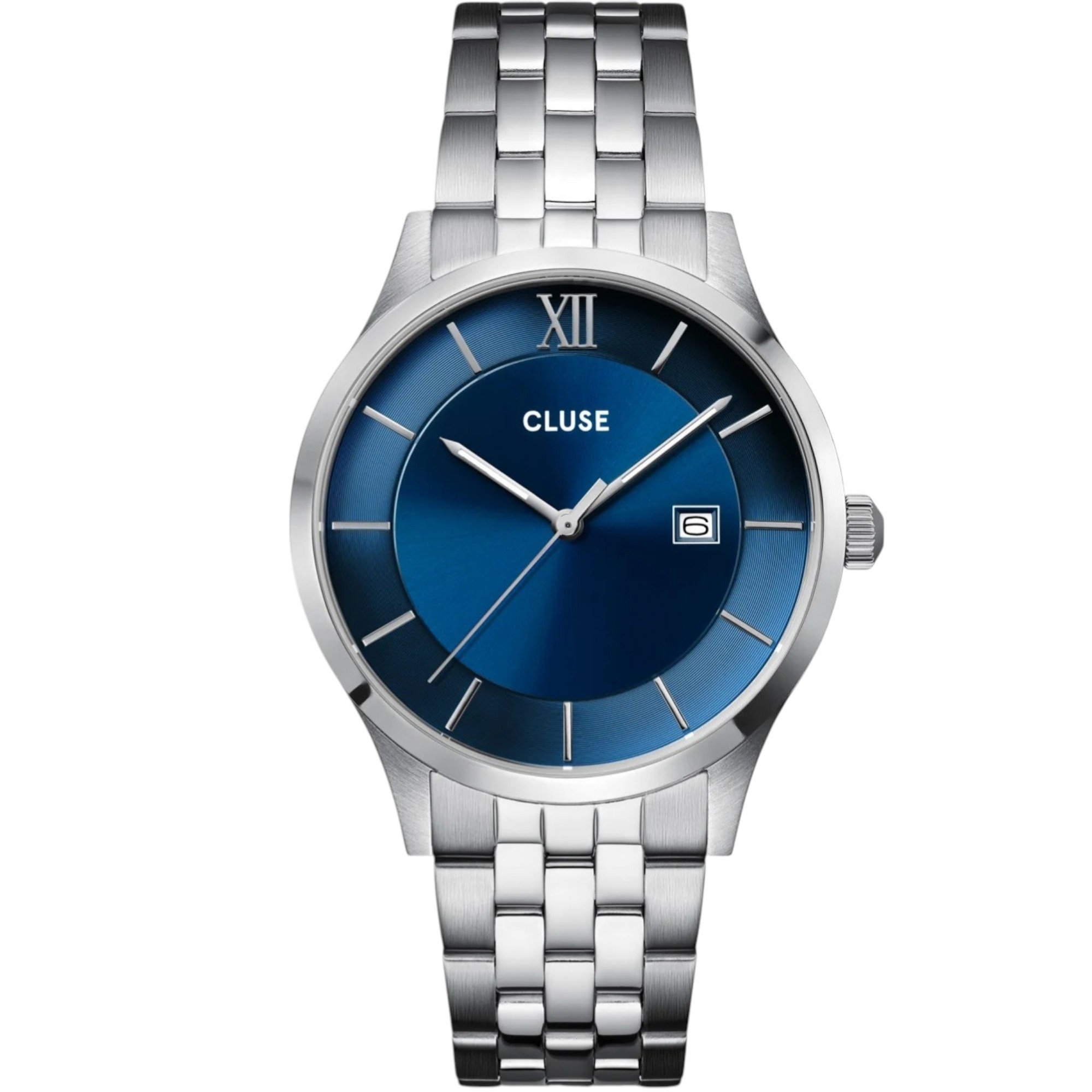 CLUSE Aravis Blue Dial 40mm Silver Stainless Steel Bracelet CW22701 - 
