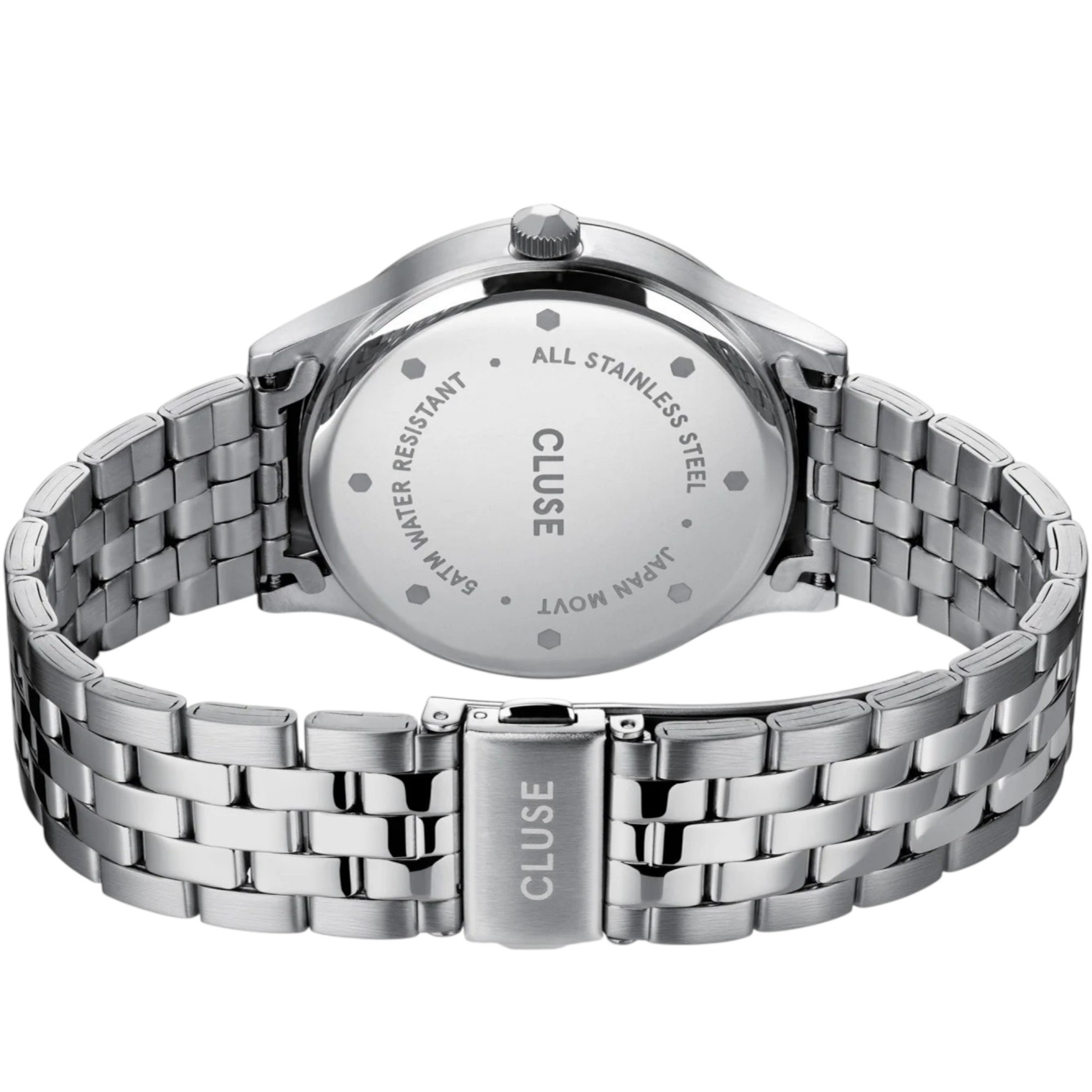 CLUSE Aravis Green Dial 40mm Silver Stainless Steel Bracelet CW22702 - 