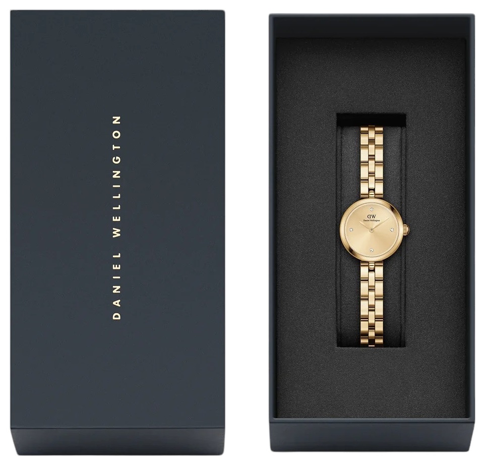DANIEL WELLINGTON Elan Lumine Unitone Gold Dial 22mm Gold Stainless Steel Bracelet DW00100718 - 6