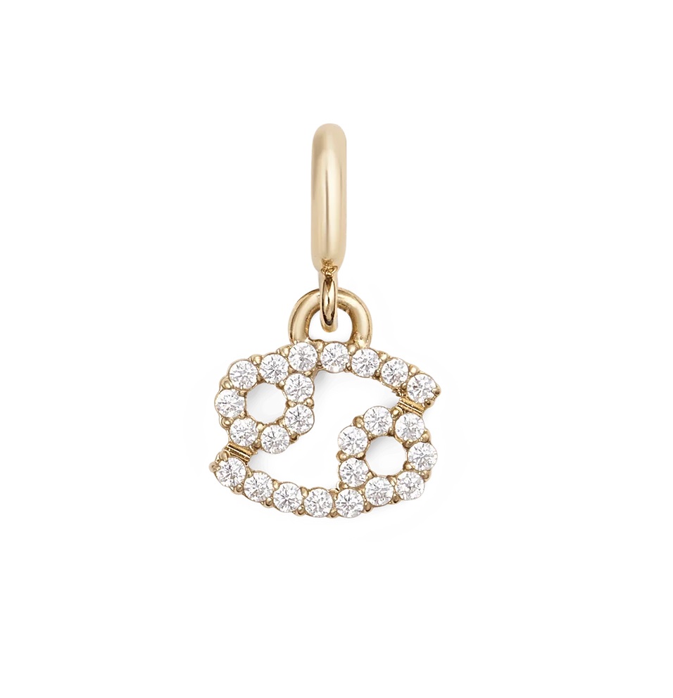 DANIEL WELLINGTON  Zodiac Watch Charm Gold Stainless Steel Cancer DW01500004 - 