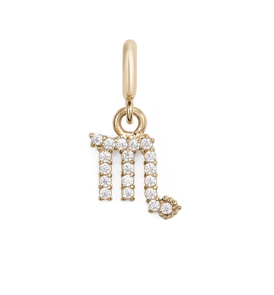 DANIEL WELLINGTON  Zodiac Watch Charm Gold Stainless Steel Scorpio DW01500008 - 