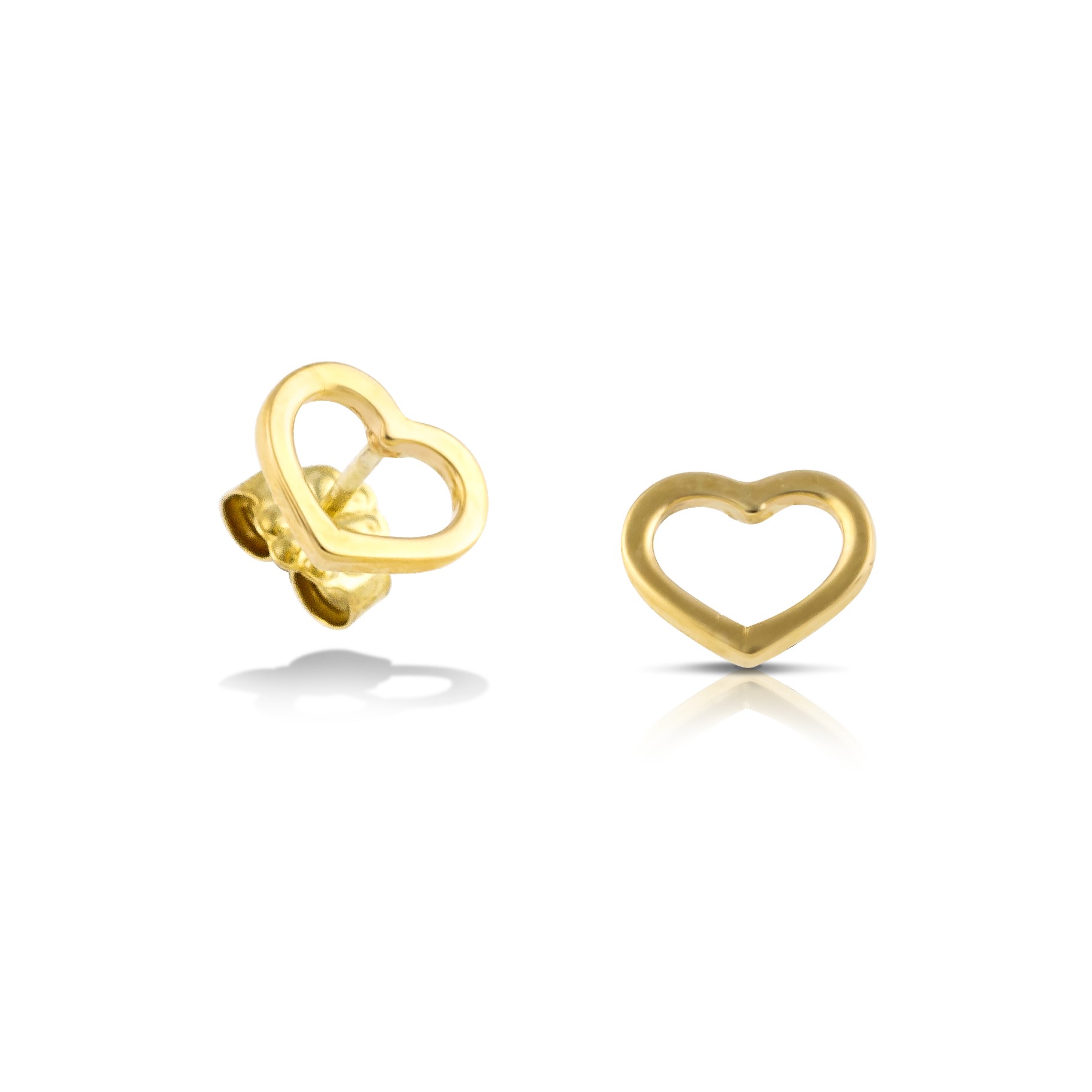 ΣΚΟΥΛΑΡΙΚΙΑ Καρδιές SENZIO K9 Κίτρινο Χρυσό 3SAL.2048OR - 