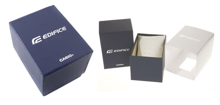 CASIO Edifice Three Hands 42mm Silver Stainless Steel Bracelet EFV-100D-1AVUEF - 