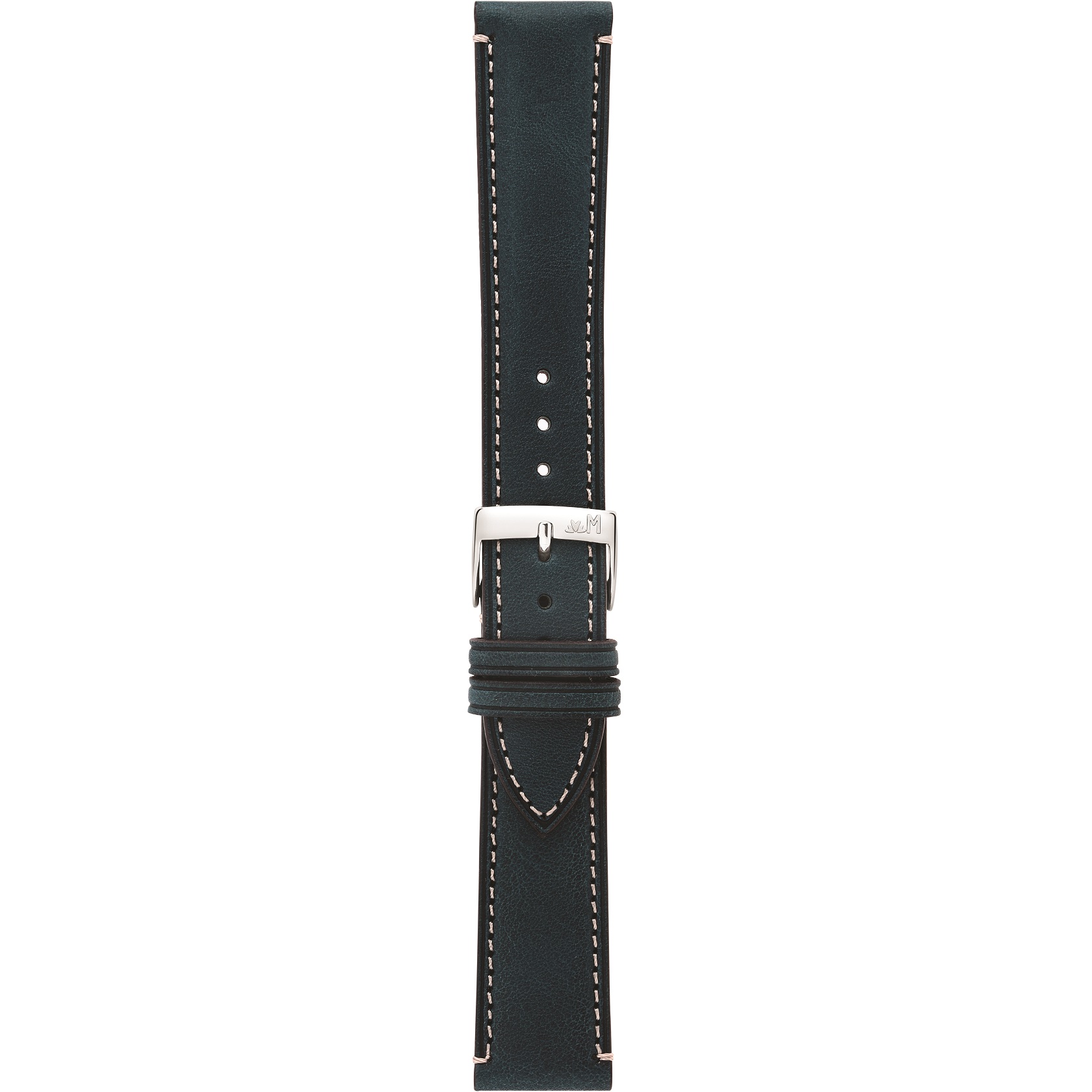 MORELLATO El Greco Hand Made Watch Strap 20-18mm Blue Leather A01X5439B71064CR20 - 3