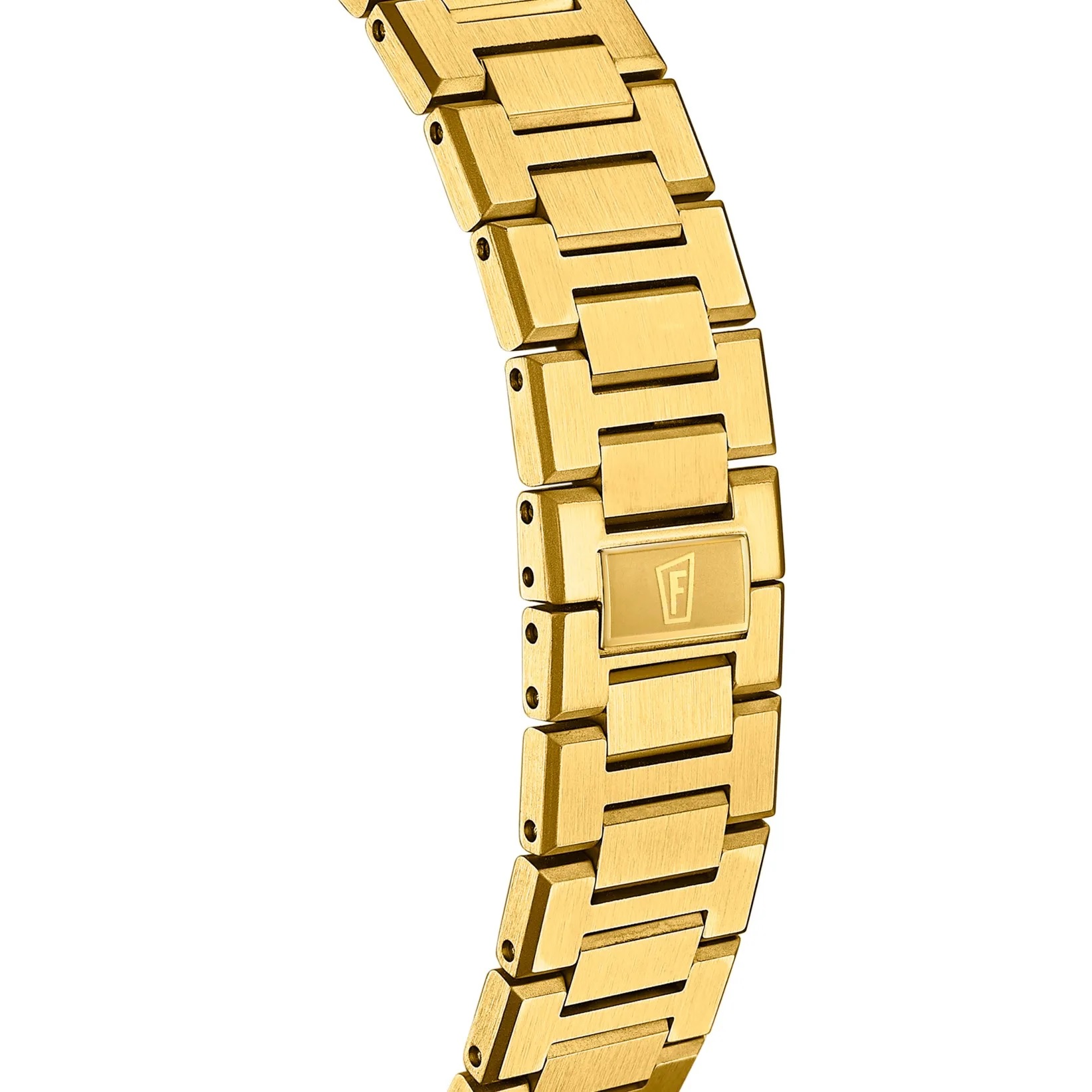 FESTINA Swiss Made Rivé White Dial with Crystals 35mm Gold Stainless Steel Bracelet F20058/1 - 3