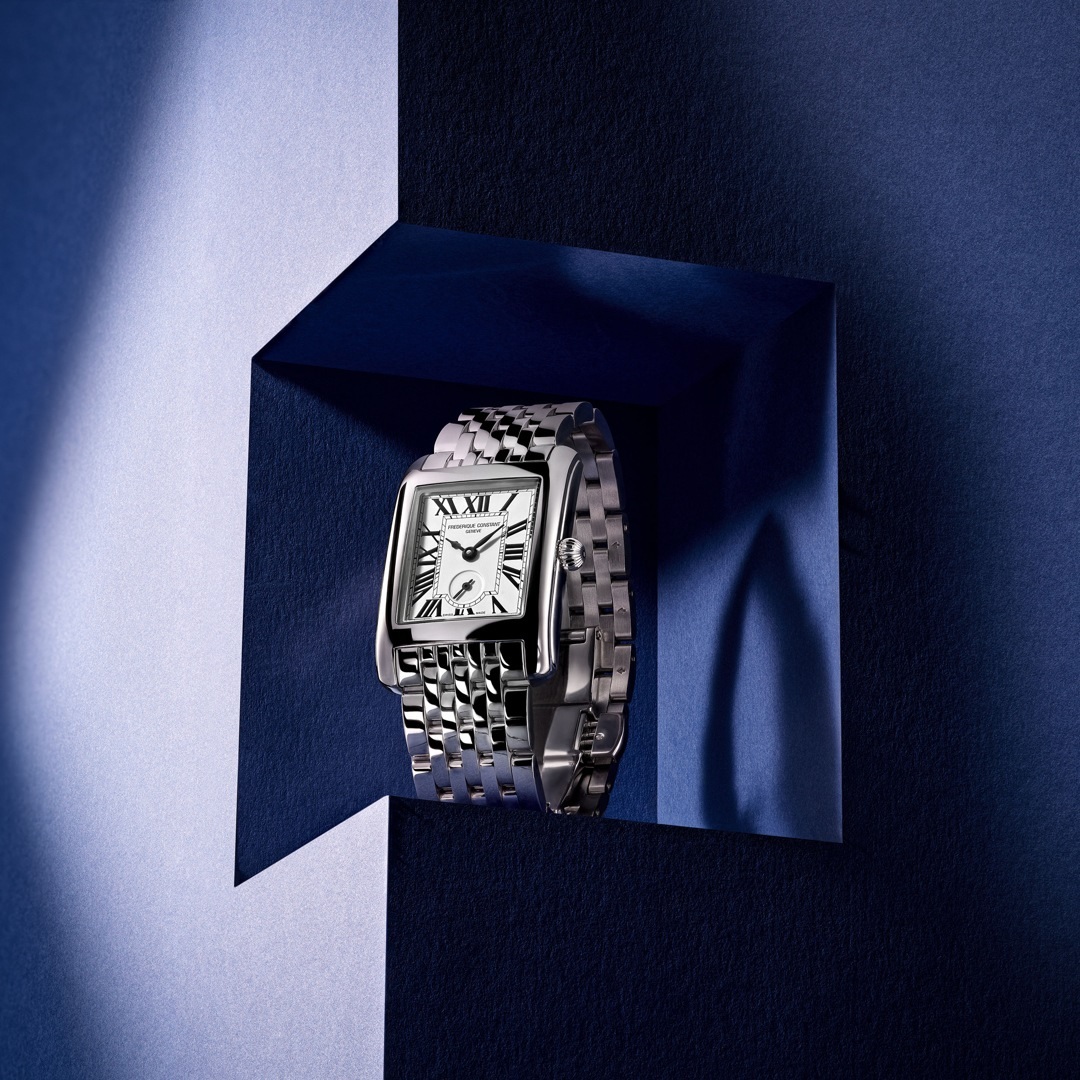 FREDERIQUE CONSTANT Carree Small Seconds Quartz White Dial 36×25.20mm Silver Stainless Steel Bracelet FC-235S2C6B - 7