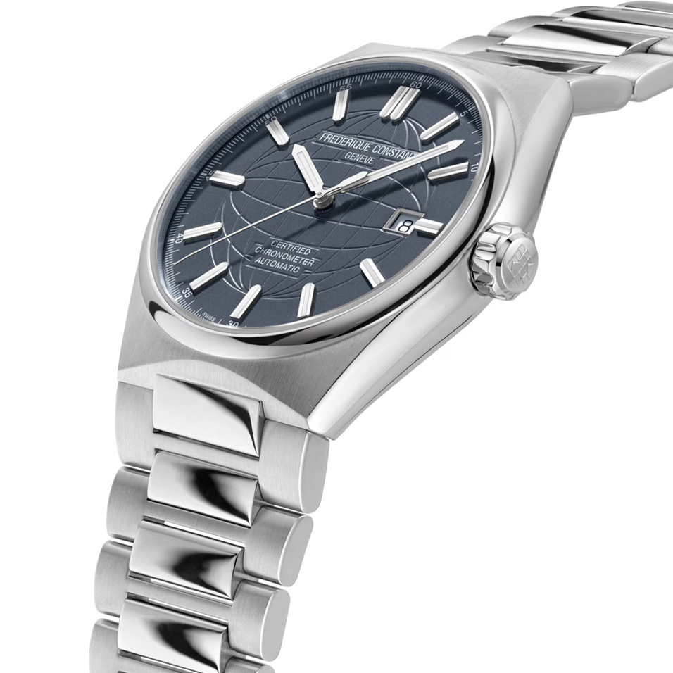 FREDERIQUE CONSTANT Highlife COSC Automatic Blue Dial 41mm Silver Stainless Steel Bracelet FC-303BL4NH6B - 3