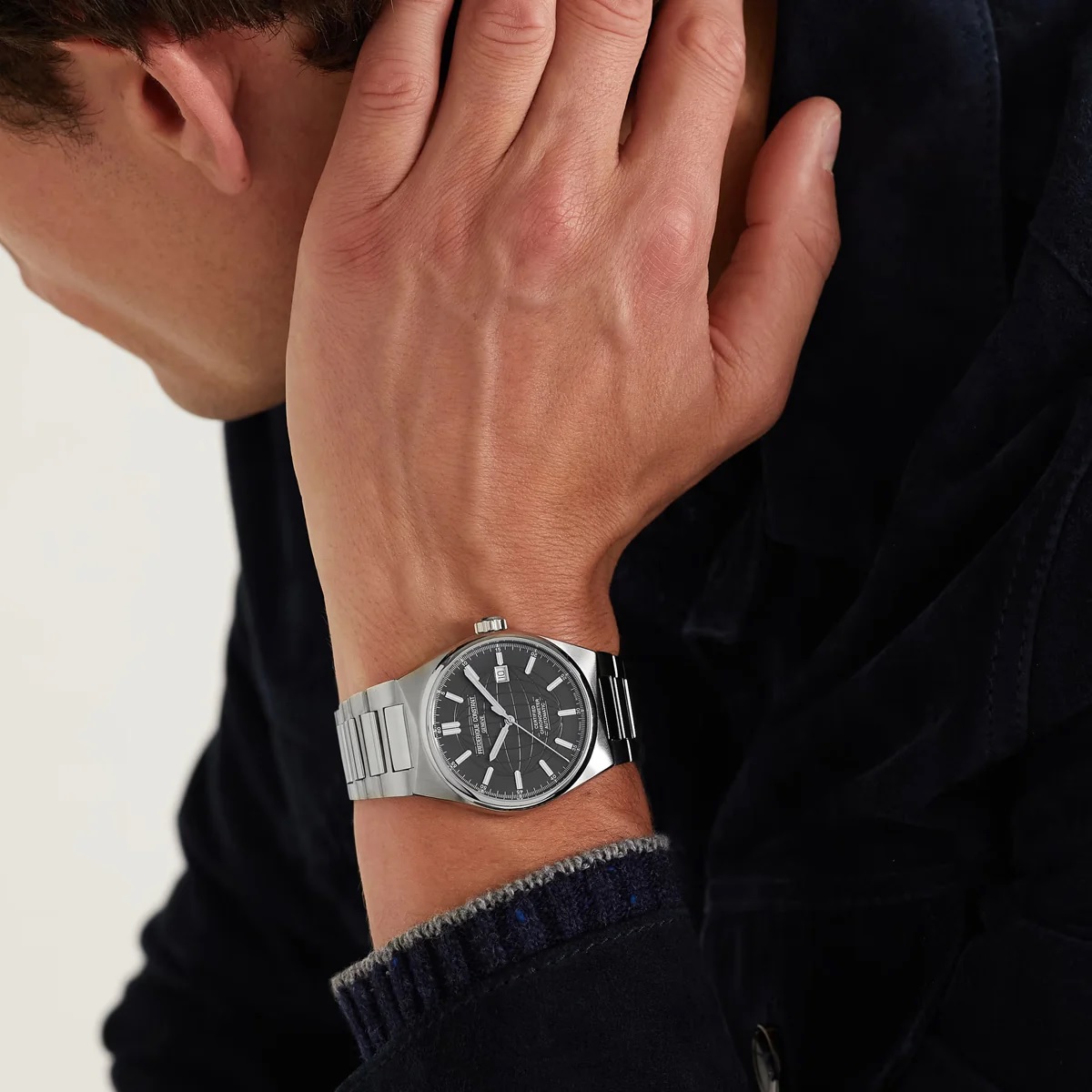 FREDERIQUE CONSTANT Highlife COSC Automatic Blue Dial 41mm Silver Stainless Steel Bracelet FC-303BL4NH6B - 5