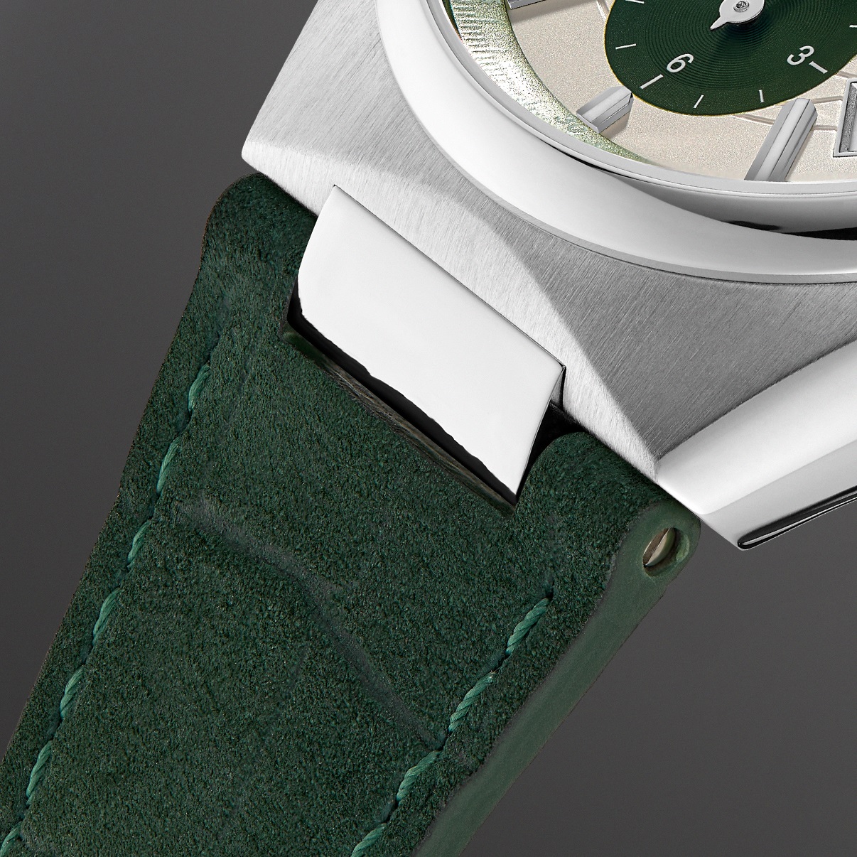 FREDERIQUE CONSTANT Highlife Chronograph Automatic Limited Edition White Green Dial 41mm Silver Stainless Steel Bracelet with 2 Straps FC-391SGR4NH - 4