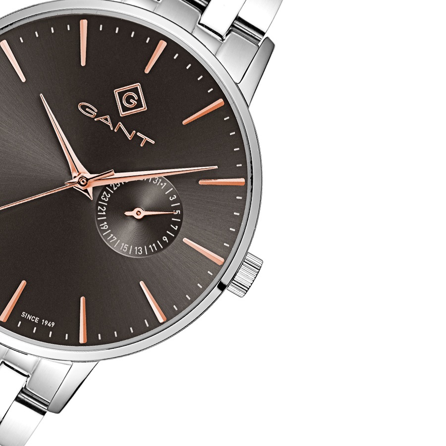 GANT Park Hill III Grey Dial 41.5mm Silver Stainless Steel Bracelet G105005 - 4