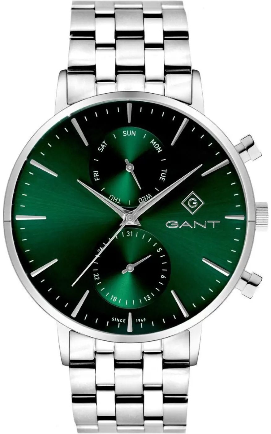 GANT Park Hill Day-Date II 43.5mm Silver Stainless Steel Bracelet G121018 - 
