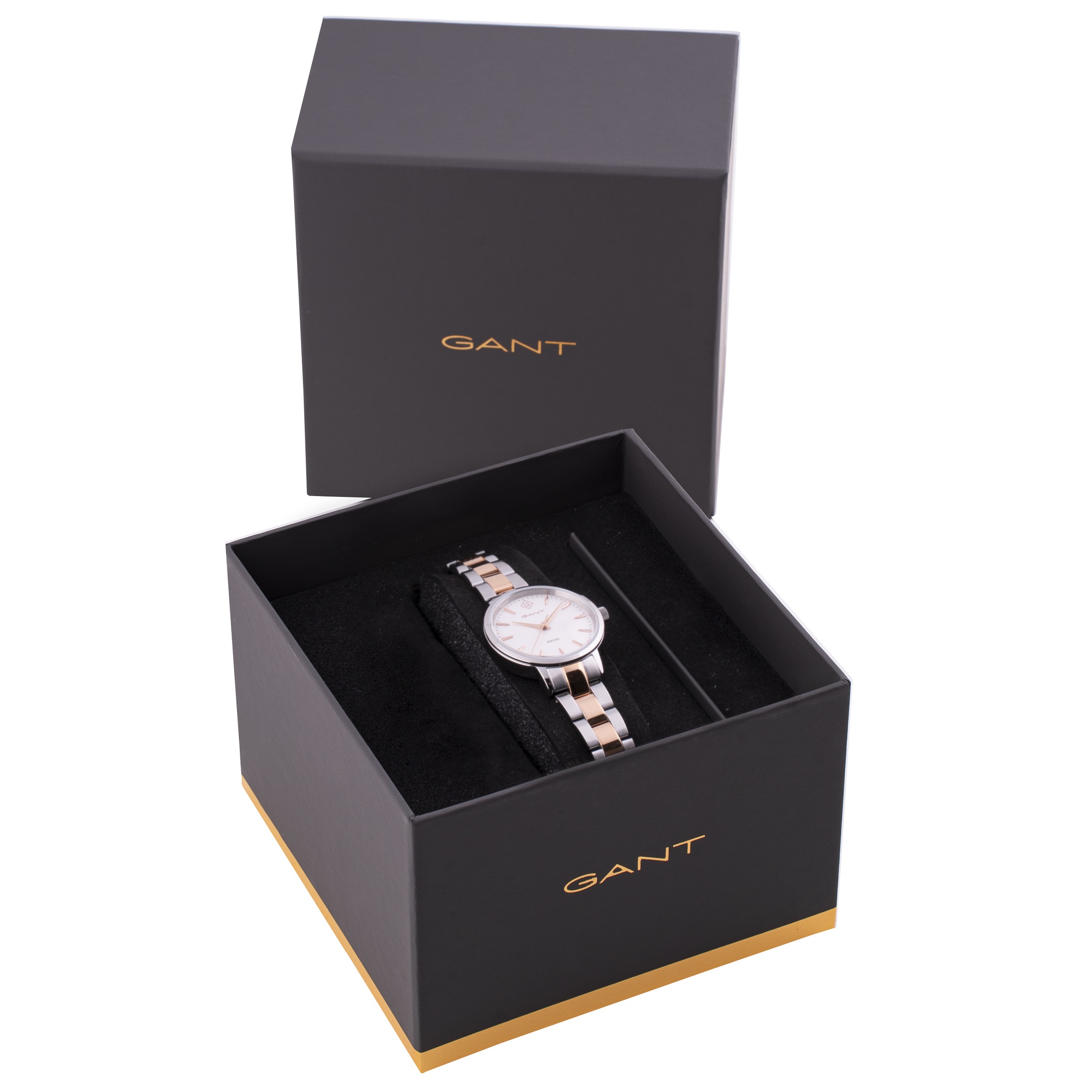 GANT Park Avenue 28mm Two Tone Rose Gold & Silver Stainless Steel Bracelet G126006 - 4