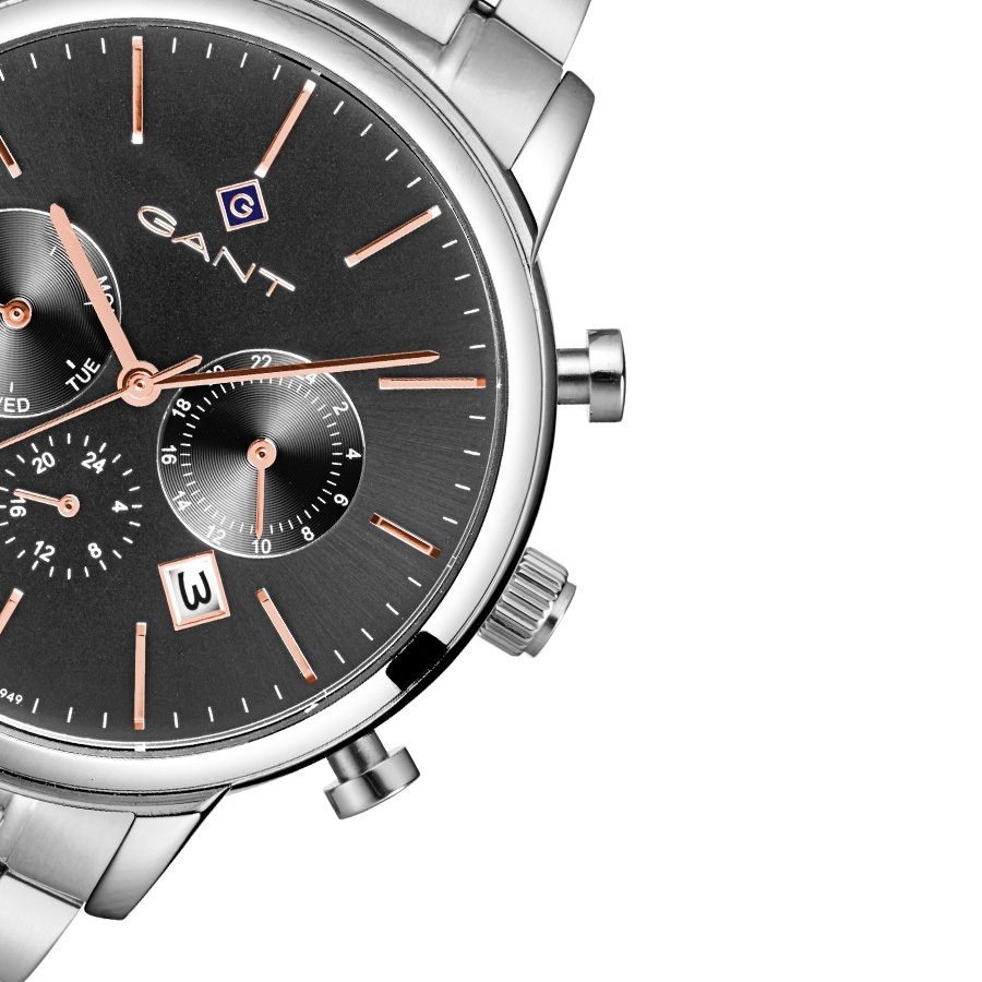 GANT Cleveland Multifunction Grey Dial 43.5mm Silver Stainless Steel Bracelet G132003 - 4