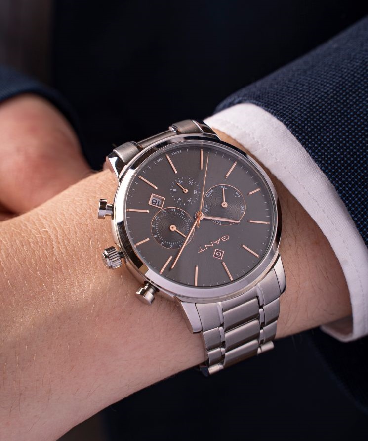 GANT Cleveland Multifunction Grey Dial 43.5mm Silver Stainless Steel Bracelet G132003 - 5