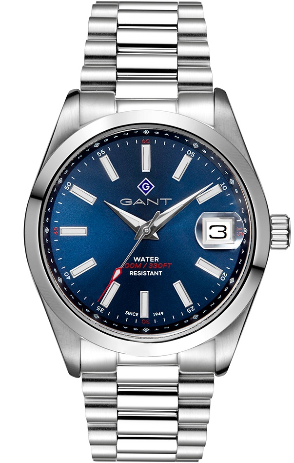 GANT Eastham Blue Dial 42mm Silver Stainless Steel Bracelet G161020 - 