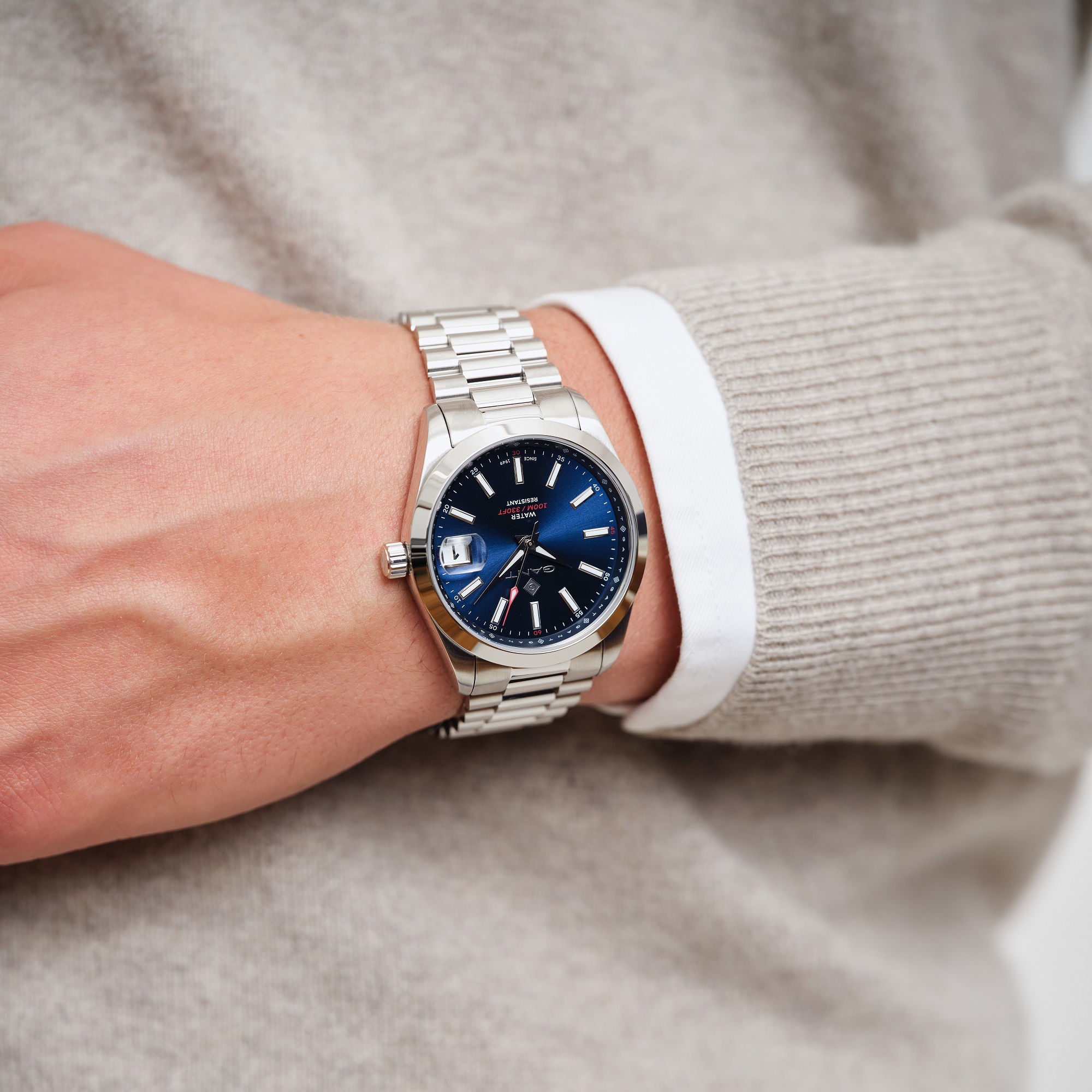 GANT Eastham Blue Dial 42mm Silver Stainless Steel Bracelet G161020 - 