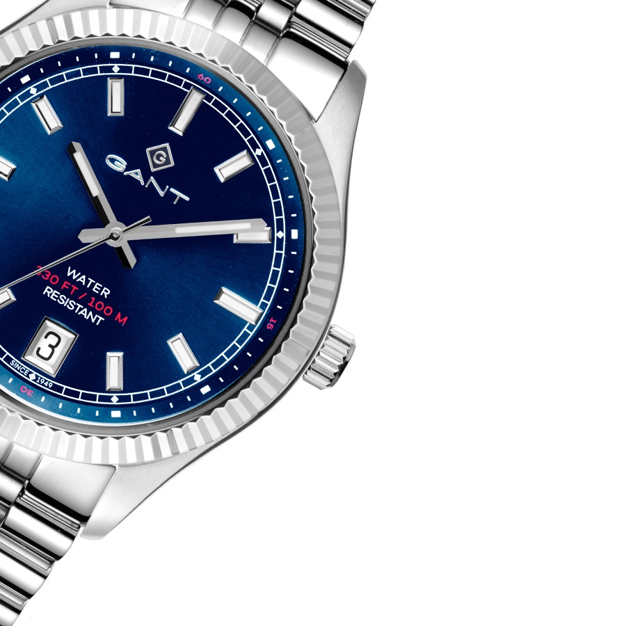 GANT Sussex Blue Dial 43.5mm Silver Stainless Steel Bracelet G166003 - 2