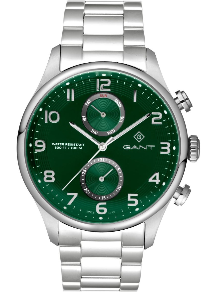 GANT Southampton Multifunction 43.5mm Silver Stainless Steel Bracelet G175009 - 