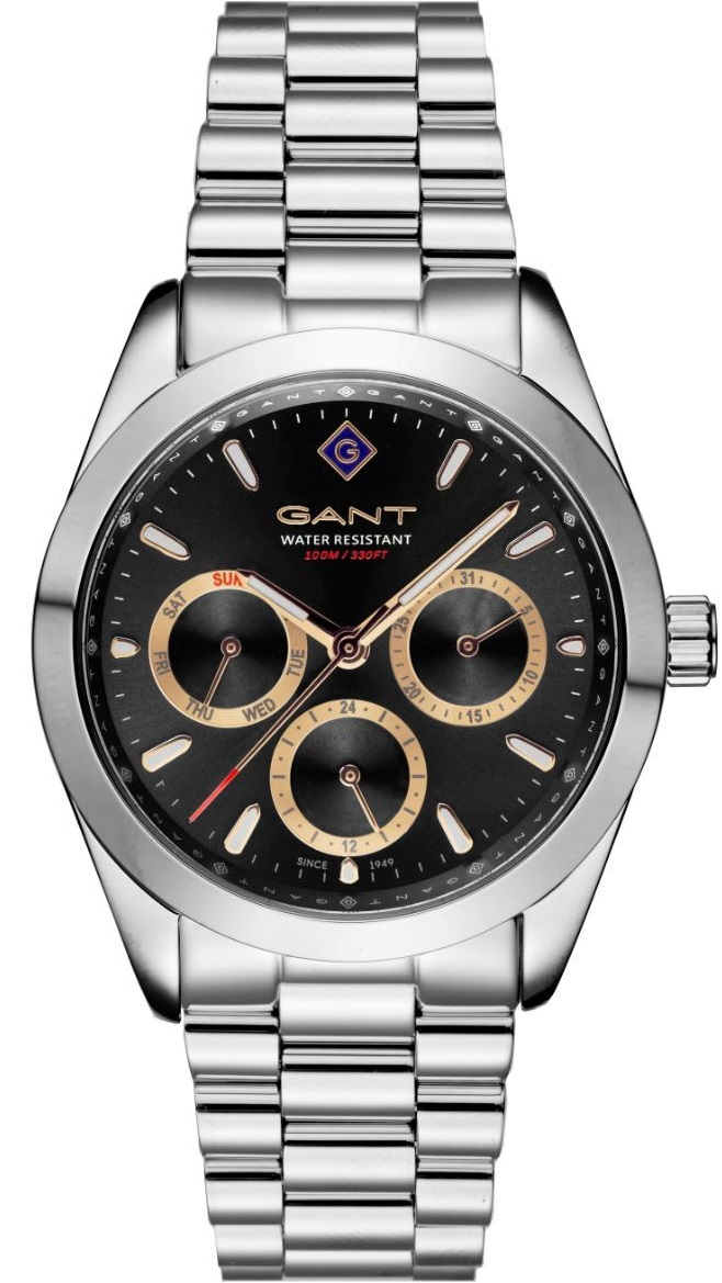 GANT East Hampton Multifunction 38mm Silver Stainless Steel Bracelet G177002 - 
