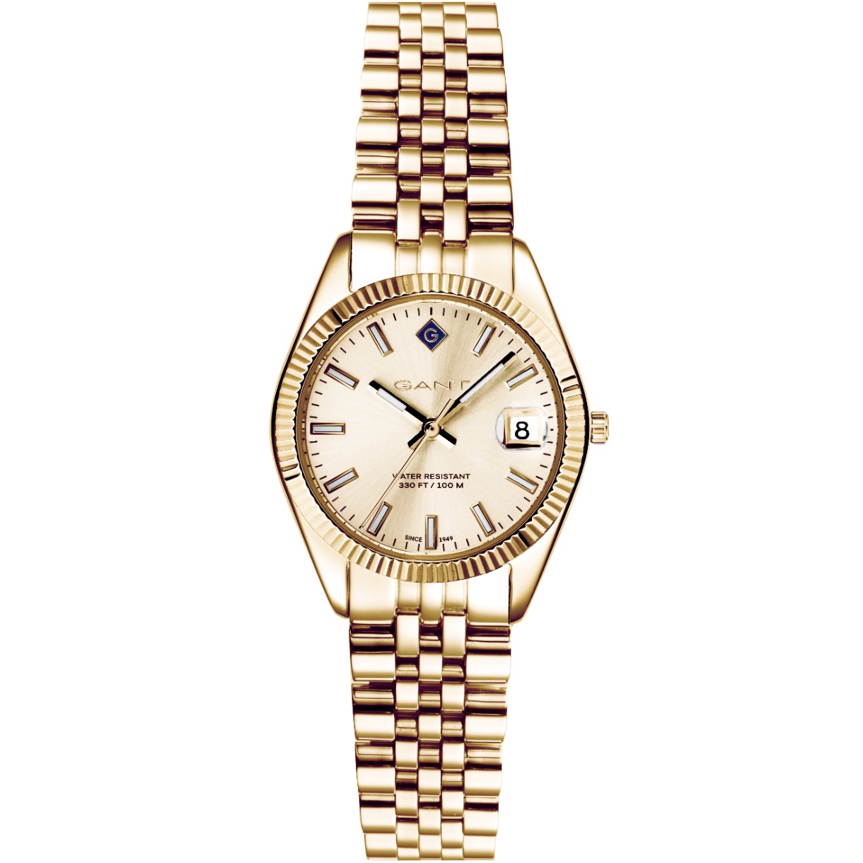 GANT Sussex Mini Gold Dial 28mm Gold Stainless Steel Bracelet G181014 - 
