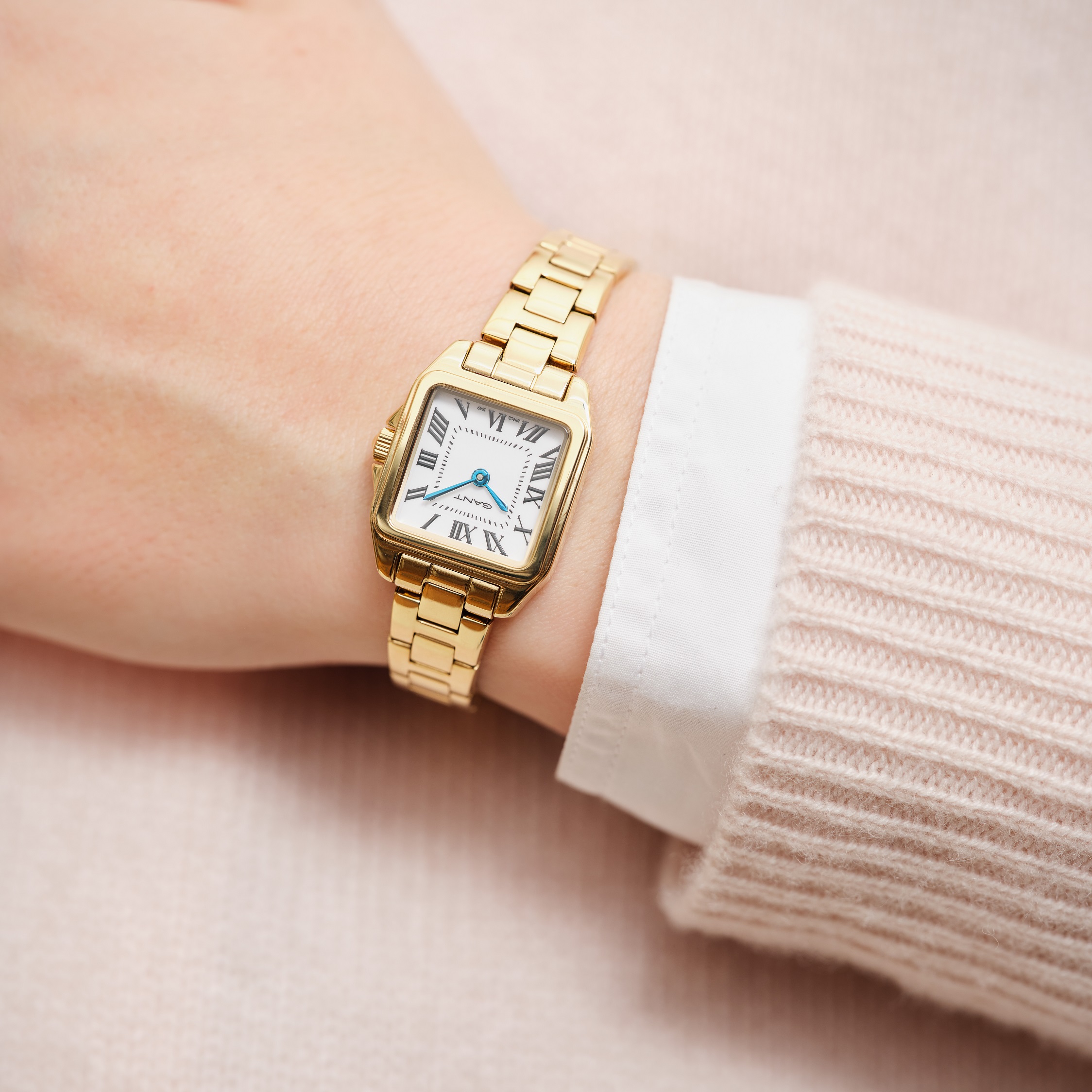 GANT Seneca Mini White Dial 22mm Gold Stainless Steel Bracelet G193003 - 