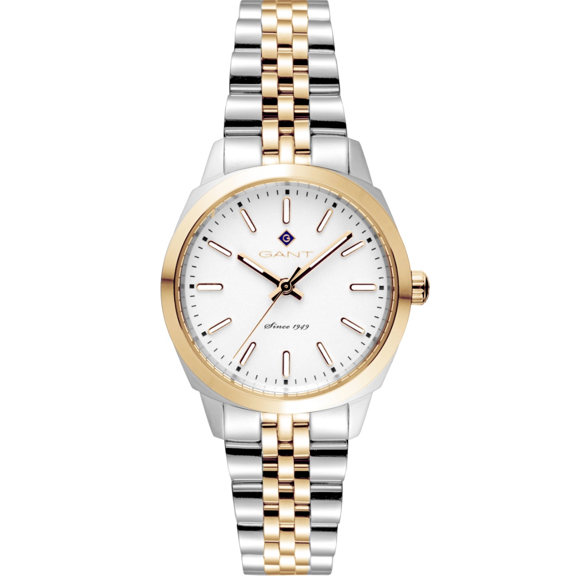 GANT Lauderdale White Dial 32mm Two Tone Gold Stainless Steel Bracelet G198002 - 