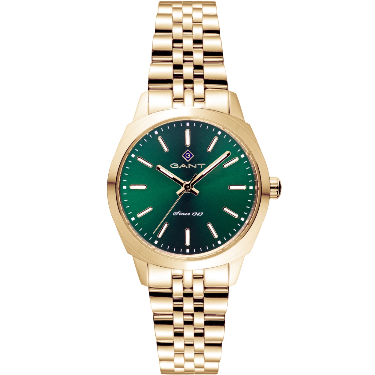 GANT Lauderdale Green Dial 32mm Gold Stainless Steel Bracelet G198005 - 