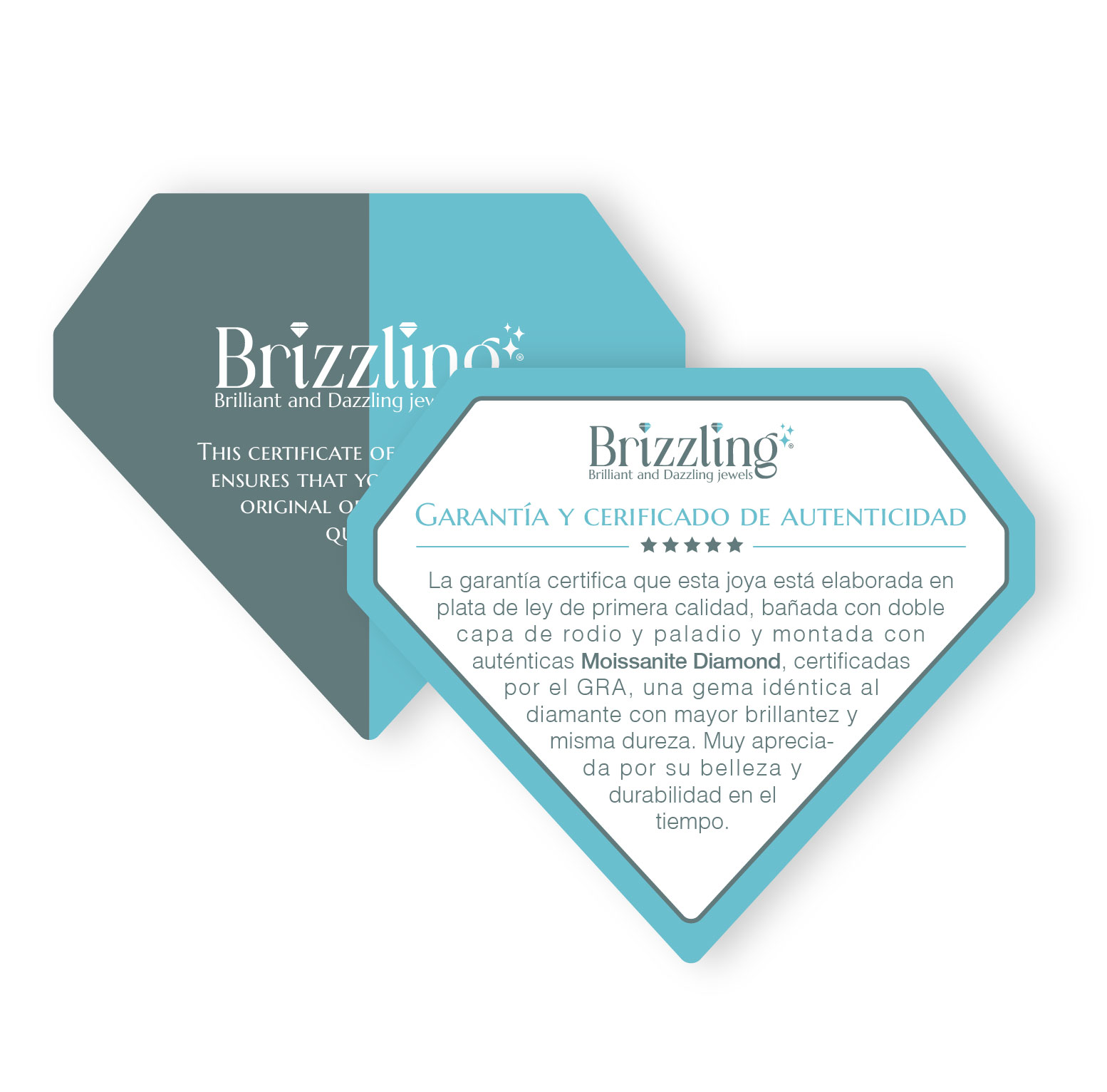 ΒΡΑΧΙΟΛΙ BRIZZLING Pulsera Ασήμι 925° με Διαμάντια Μοϊσανίτη BMB2008 - 2