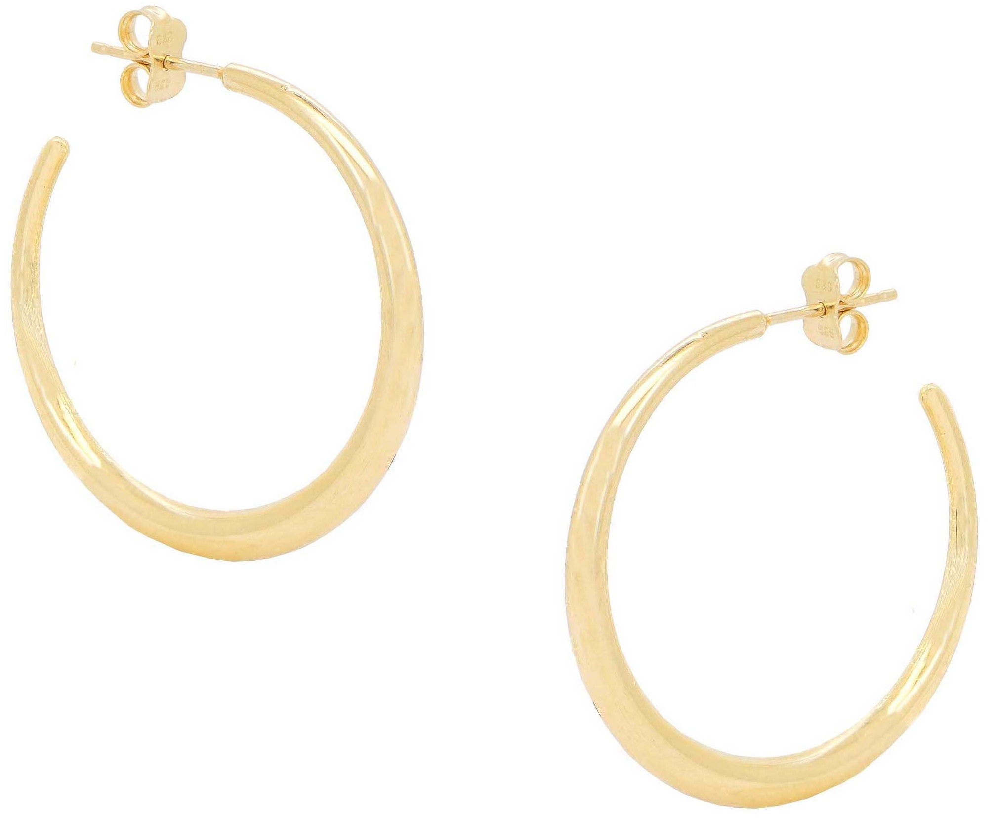 ΣΚΟΥΛΑΡΙΚΙΑ Κρίκοι SENZIO Collection Κ14 Κίτρινο Χρυσό GGE015