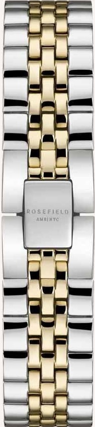 ROSEFIELD The Small Edit 26mm Two Tone Silver & Gold Stainless Steel Bracelet 26SGD-269 - 