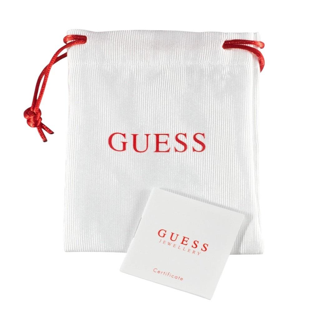 ΣΚΟΥΛΑΡΙΚΙΑ Μονόπετρα 4G Light GUESS Jewellery από Επιχρυσωμένο Ανοξείδωτο Ατσάλι και Πέτρες Ζιργκόν JUBE05250JWYGT/U - 