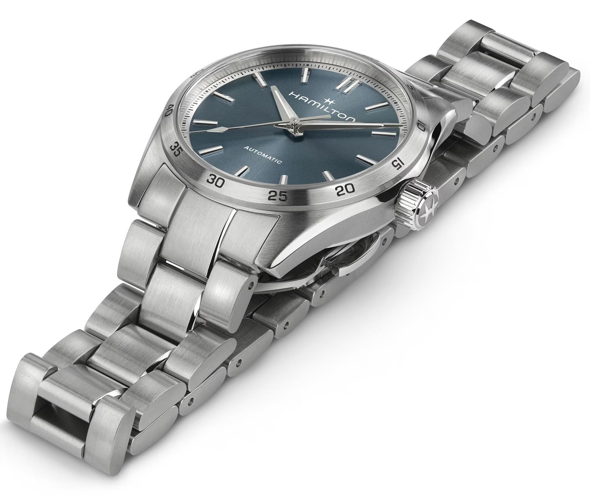 HAMILTON Jazzmaster Performer Auto 34mm Silver Stainless Steel Bracelet H36105140 - 