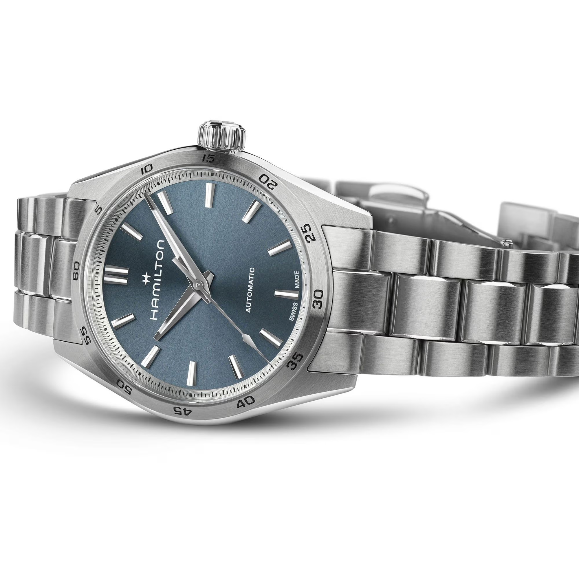 HAMILTON Jazzmaster Performer Auto 34mm Silver Stainless Steel Bracelet H36105140 - 3