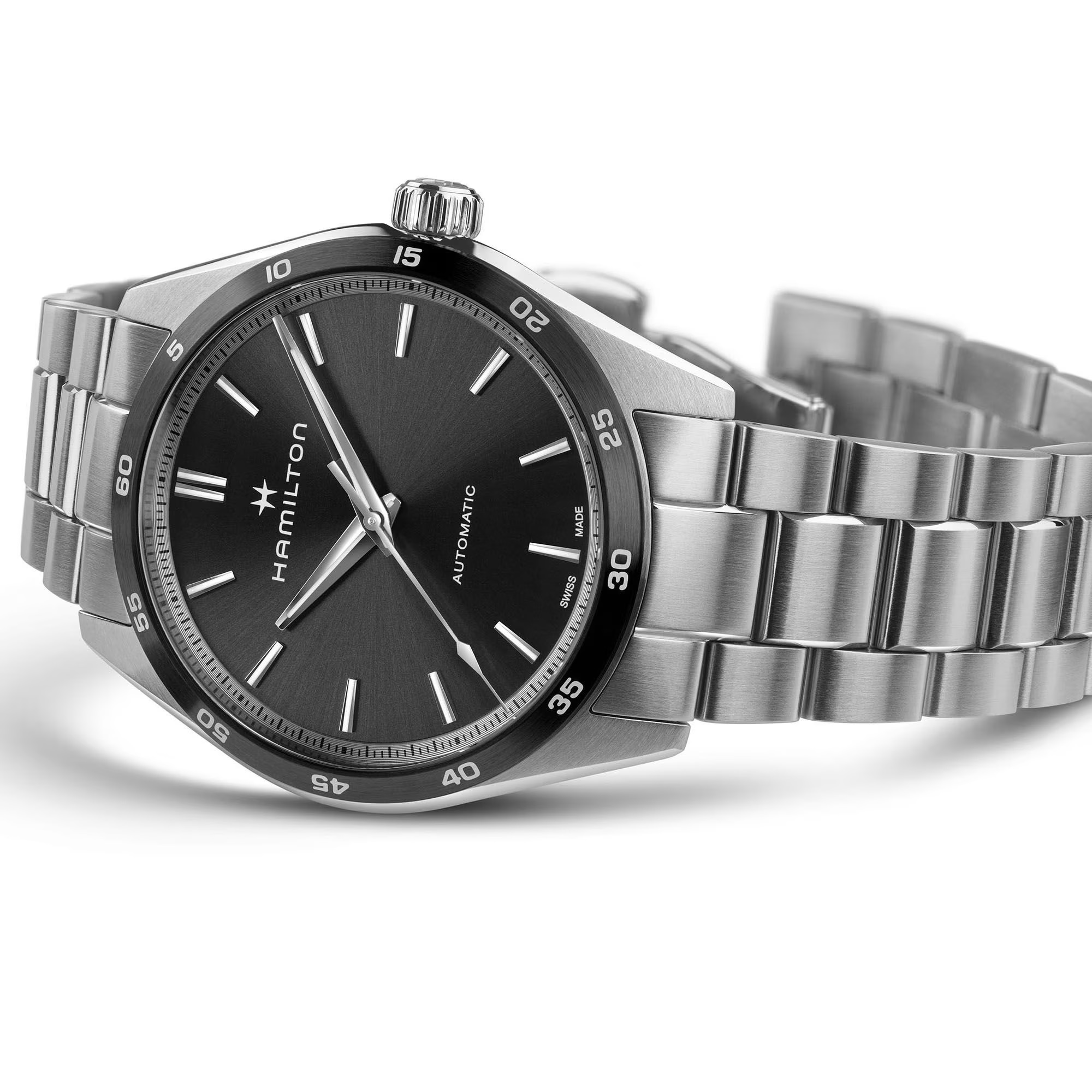 HAMILTON Jazzmaster Performer Auto 38mm Silver Stainless Steel Bracelet H36205130 - 3