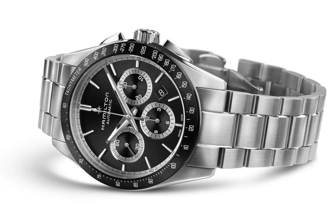 HAMILTON Jazzmaster Performer Chronograph Auto 42mm Silver Stainless Steel Bracelet H36606130 - 3