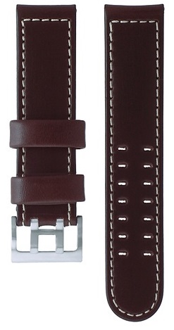 HAMILTON Official Khaki Aviation 22mm Brown Leather Strap H690647101 - 1