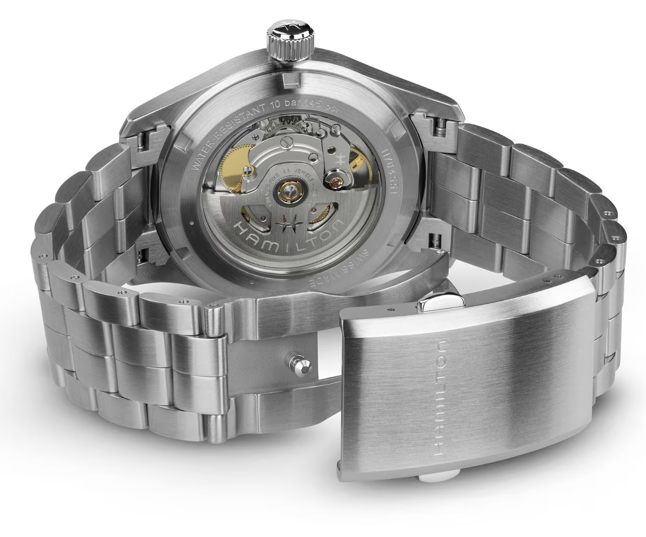 HAMILTON Khaki Field Automatic Blue Dial 38mm Silver Stainless Steel Bracelet H70455140 - 6