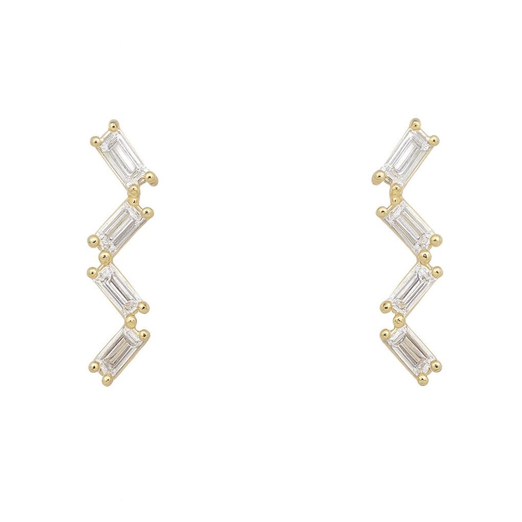 ΣΚΟΥΛΑΡΙΚΙΑ Πετράτα Κρεμαστά MetronGold Κίτρινο Χρυσό Κ18 με Ζαφείρια 24186Y-2OR - 