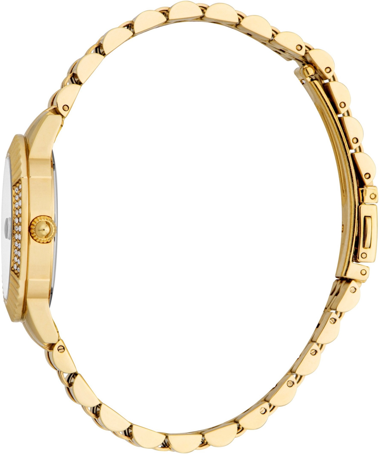 JUST CAVALLI Glam Silver Dial 32mm Gold Stainless Steel Bracelet JC1L199M0025 - 