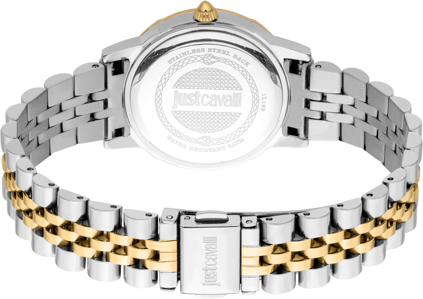 JUST CAVALLI Glam Black Dial 32mm Two Tone Gold Stainless Steel Bracelet JC1L199M0065 - 3