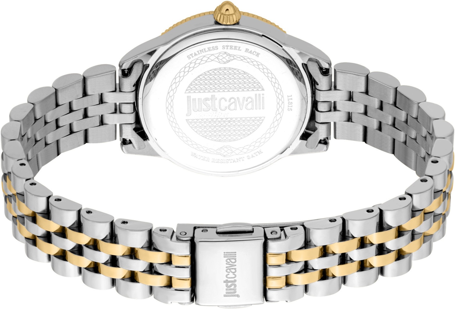 JUST CAVALLI Valentine's Silver Gift Set Dial 30mm Two Tone Gold Stainless Bracelet JC1L315M0085 - 5