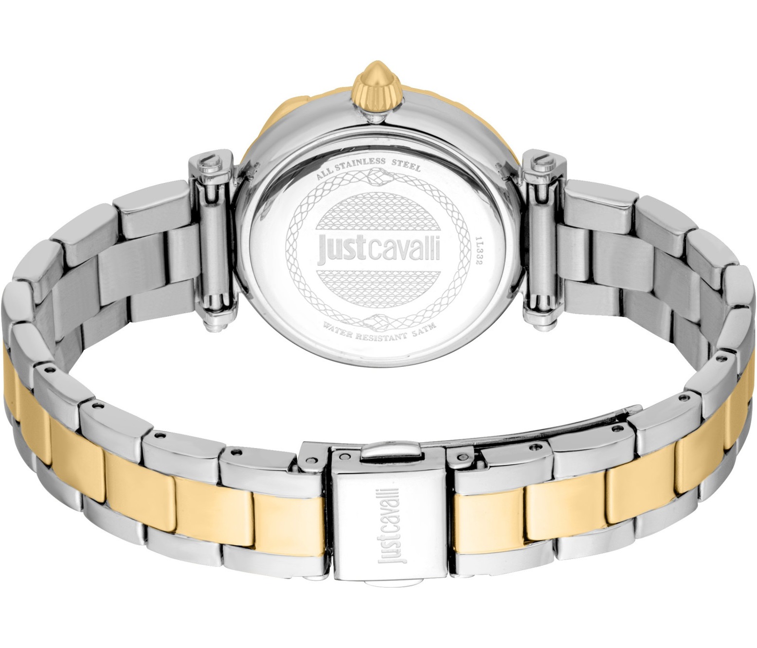 JUST CAVALLI Animalier Curiosa Gift Set Silver Dial 30mm Two Tone Gold Stainless Steel Bracelet JC1L332M0075 - 5